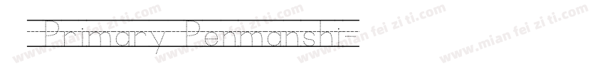 KG Primary Penmanshi字体转换